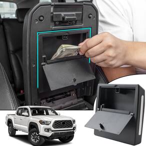 Caixa de armazenamento oculta JDMCAR compatível com Toyota Tacoma 2016-2023