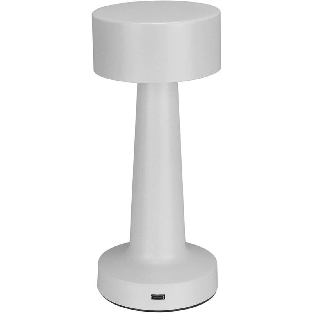 LUMINARIA DECORATIVA ENFEITE DE MESA LED USB HOME&CO METAL 22x9x9cm BRANCO