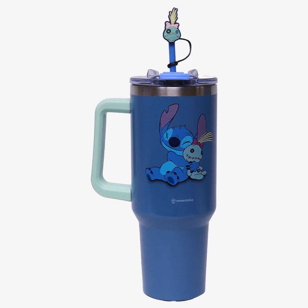Copo Térmico Canecão Tumbler C/Pingente 1,15Lt Stitch Voodoo