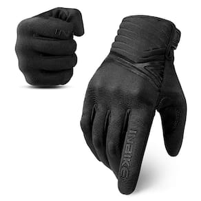 Luvas de motocicleta INBIKE Respirable Mesh Touchscreen Black M