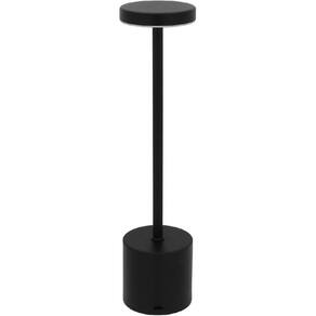 LUMINÁRIA DECORATIVA ENFEITE DE LED MESA USB METAL 33x8x8cm PRETO