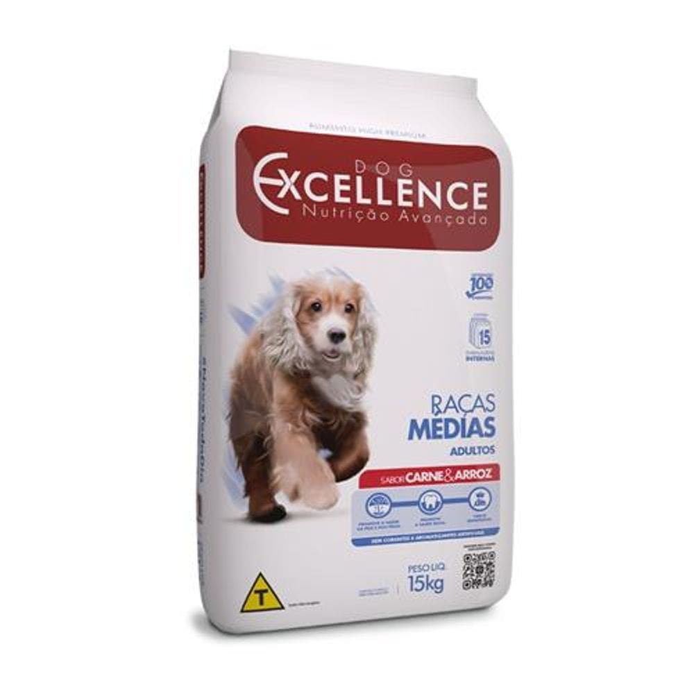 Dog Excell. Ad. Carne Raça Media 15 Kg