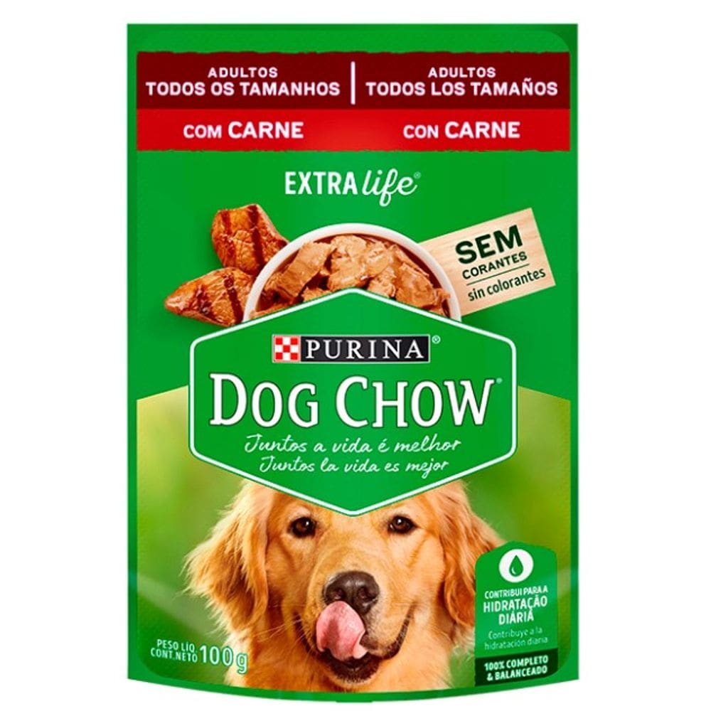 Dog Chow Sache Ad. Carne e Arroz 100 g