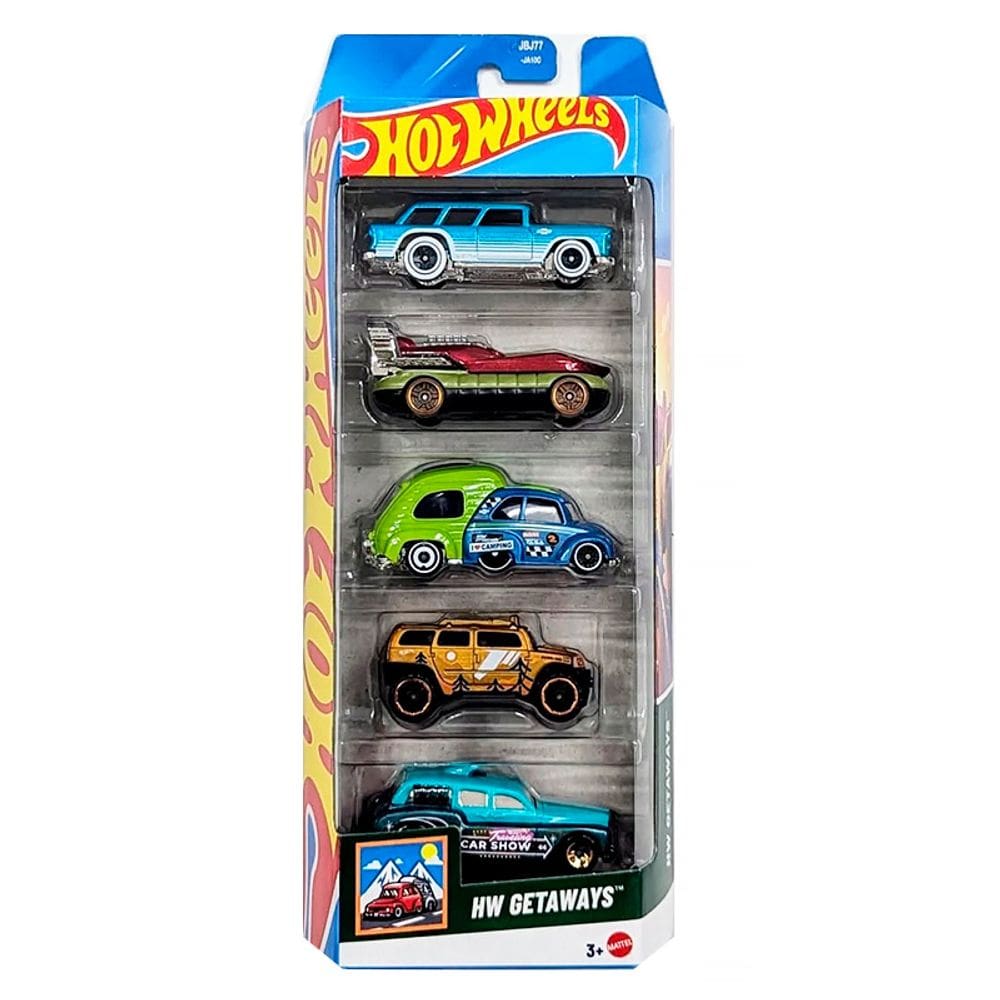 Pack Hot Wheels 1806 HW Getaways JBJ77 - Mattel