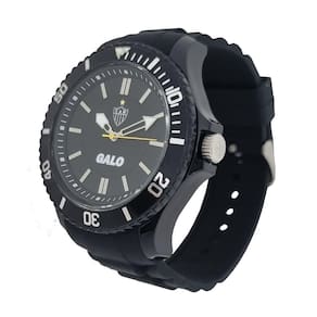 Relógio Galo Oficial Masculino Borracha Preto Galo-001-1