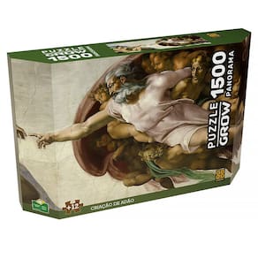 Quebra-Cabeça Panorama Criação de Adão 1500 pçs 04383 - Grow