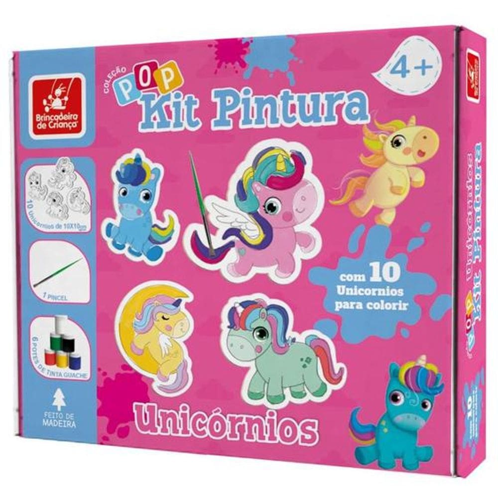 Brinquedo Educativo Unicórnios Brincadeira de Criança 5472