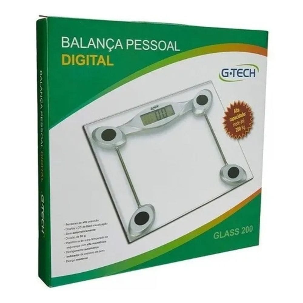 Balança Digital Glass 200 - GTECH