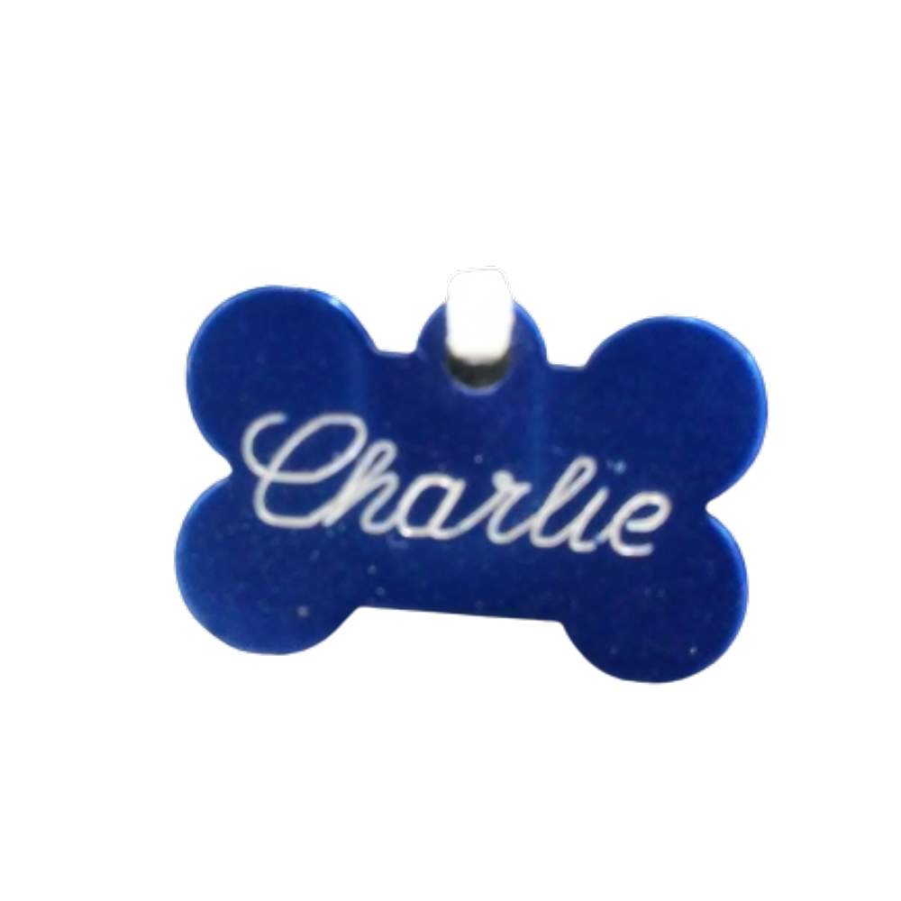 PST Placa ID. Colorida Coração Pequeno