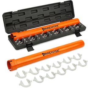 Conjunto de ferramentas de remoção de tirantes limontek Inner com 12 adaptadores