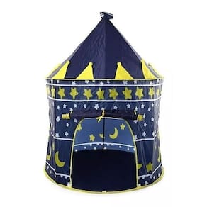 Super Barraca Infantil Castelo Meninos Grande Azul Art Brink