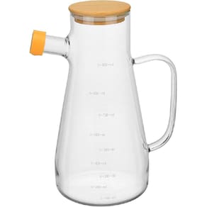 JARRA ÁGUA SUCO HOME&CO COM TAMPA BAMBU BOROSSILICATO 1L 24x9x9cm TRANSPARENTE