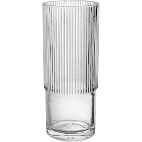 VASO DECORATIVO ENFEITE CASA HOME&CO VIDRO 31x13x13cm TRANSPARENTE