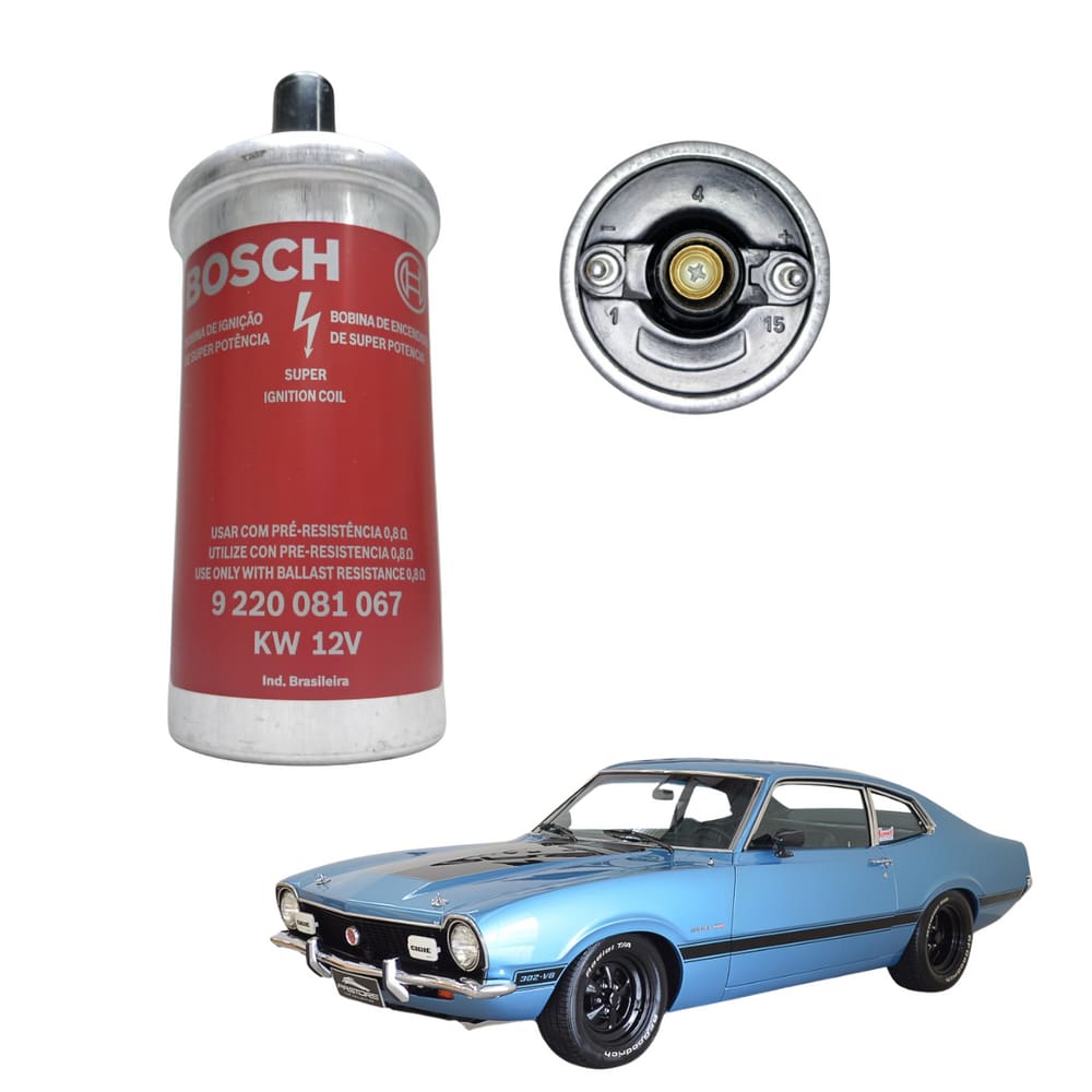 Bobina De Ignição Bosch MAVERICK GT 4.9L 16V SOHC V8 1975 A 1979