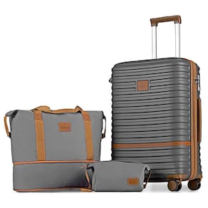 Conjunto de bagagem Joyway de 24 polegadas com roda giratória, 3 peças com trava TSA