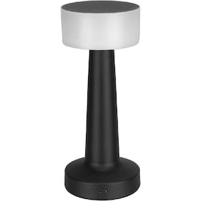 LUMINARIA DECORATIVA ENFEITE DE MESA LED USB HOME&CO METAL 21x9x9cm PRETO