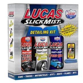 Kit de detalhes Lucas Oil Slick Mist 10558 para cortadores de grama de 2,6 kg