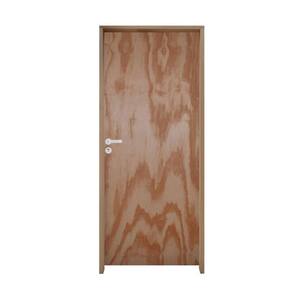 Porta Lisa Mescla Batente Ecológico 14 Cm Fechadura Externa Cromada 62 X 2.10 Direito - Hale
