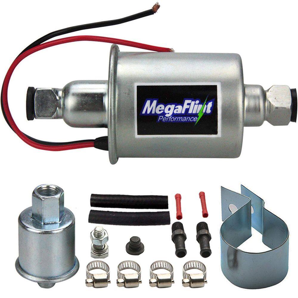 Bomba de combustível Megaflint Inline Electric 12V de baixa pressão 5-9 PSI
