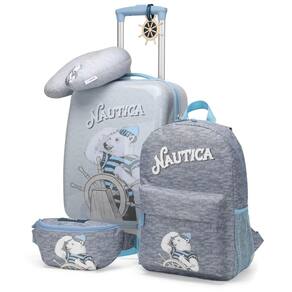 Bagagem NAUTICA Kids 18 Airline aprovada pela companhia aérea Rolling Hardside