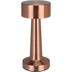 LUMINARIA DE MESA DECORATIVA ENFEITE LED USB HOME&CO METAL 22x9x9cm COBRE
