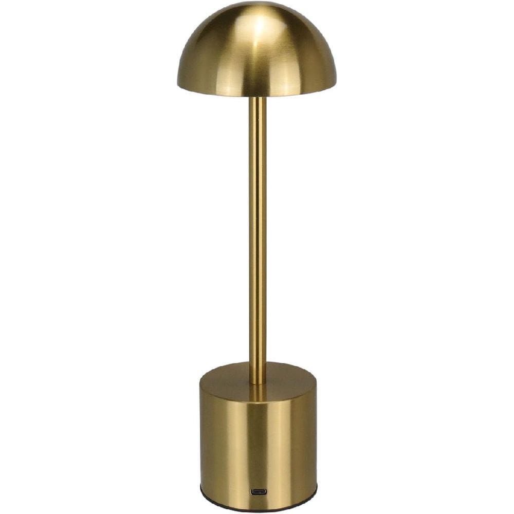 LUMINARIA DECORATIVA ENFEITE DE MESA LED USB HOME&CO METAL 31x10x10cm OURO