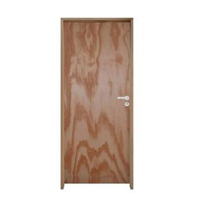 Porta Lisa Mescla Batente Ecológico 11 Cm Fechadura Externa Cromada 72 X 2.10 Esquerdo - Hale