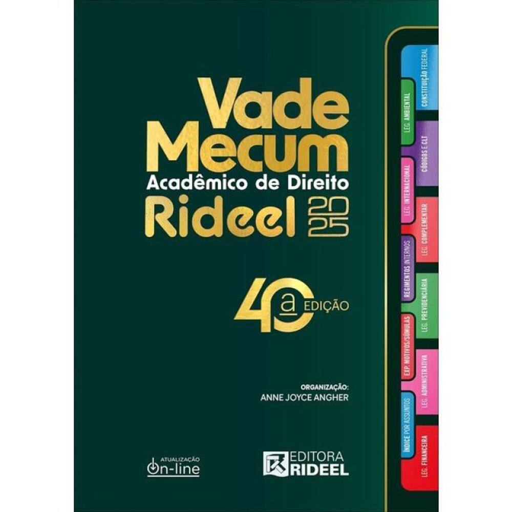 Vade Mecum Acadêmico De Direito Rideel - 2025