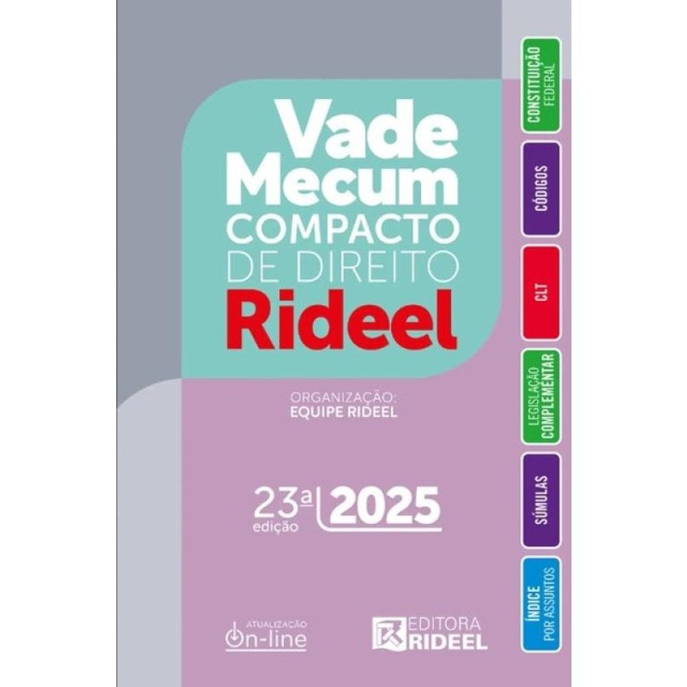 Vade Mecum Compacto De Direito Rideel - 2025
