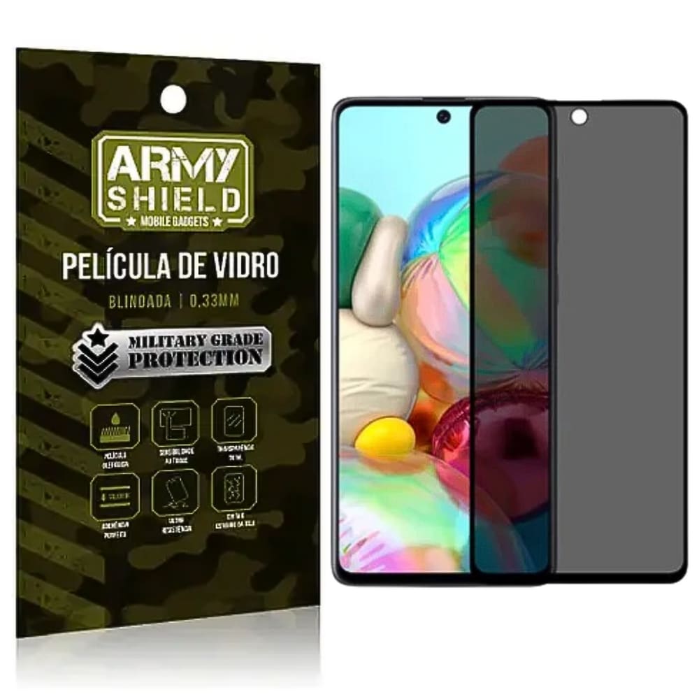Película Privacidade Moto G75 Anti Espíão - Armyshield