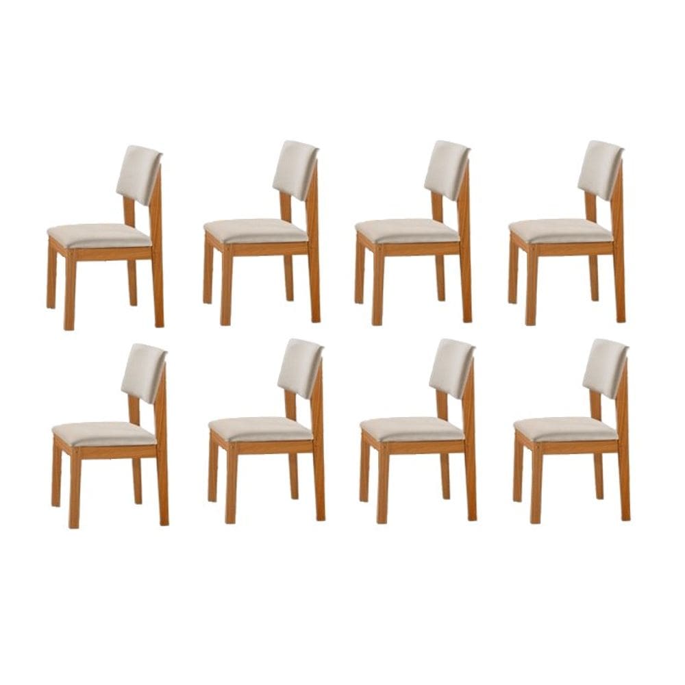Kit 8 Cadeiras para Mesa de Jantar Estofada - Turim - LJ Móveis