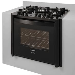 Fogão de Embutir 5 Bocas Fischer Gran Cheff com Forno Elétrico