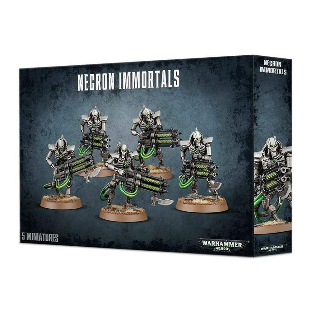 Workshop de jogos de brinquedo Warhammer 40.000 Necron Immortals/Deathmarks