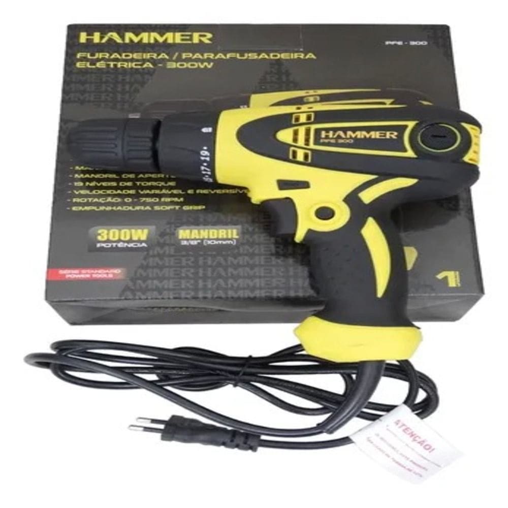 Parafusadeira Elétrica GYPFE300 - Hammer