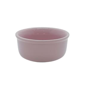 Tigela Molhadeira Redonda Rosa 120ml - Porcelana
