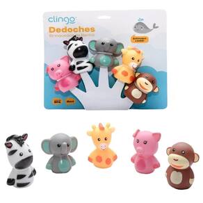 Brinquedos De Banho Dedoches +4M 5Und Clingo