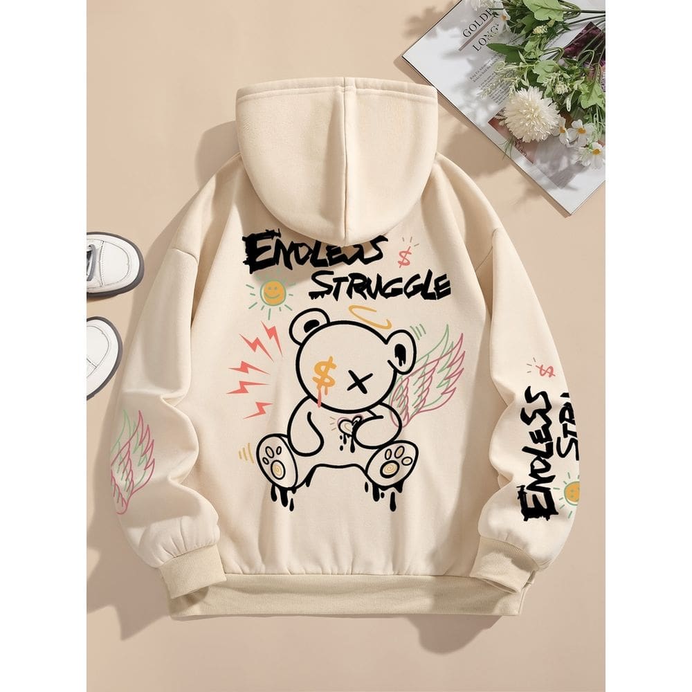 Moletom Feminino Casual com Capuz ElaShopp