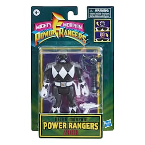 Boneco de ação Power Rangers PRG Retro Morph Black Ranger