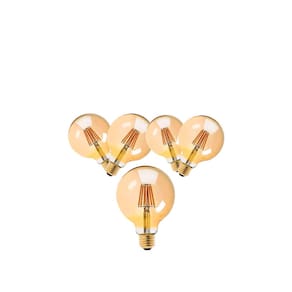 Lâmpada Filamento LED G95 4W 2200K Bivolt Âmbar