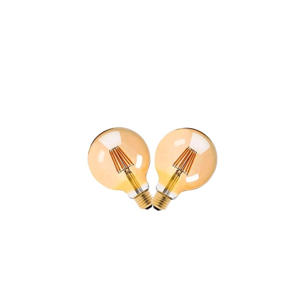 Lâmpada Filamento LED G95 4W 2200K Bivolt Âmbar