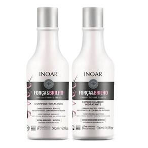 Inoar Kit Força e Brilho 2 Produtos 500ml