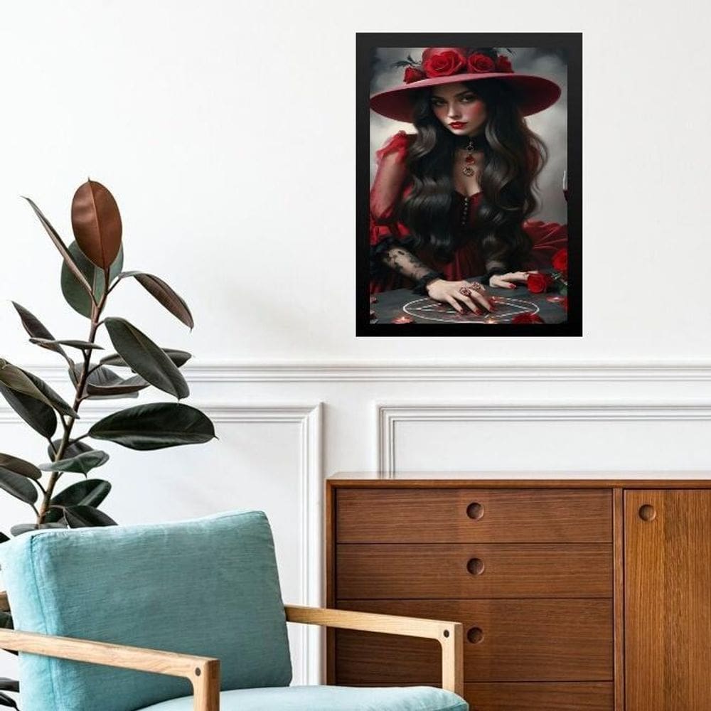 Quadro Umbanda Dama Da Noite Do Cabaré 45X34Cm