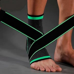 Tornozeleira Fitness Compressão Para Exercícios E Tratamento