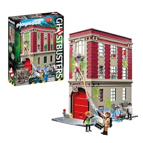 Sede do Corpo de Bombeiros dos Caça-Fantasmas da Playmobil com figuras