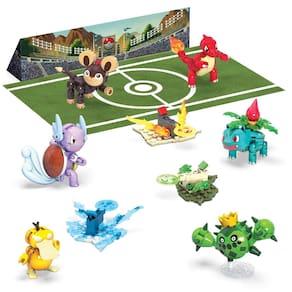 Conjunto de brinquedos para construção de bonecos de ação MEGA Pokémon com 276 peças