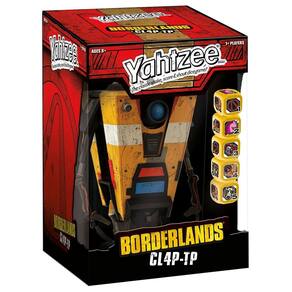 Yahtzee Game USApoly Borderlands CL4P-TP com copo colecionável
