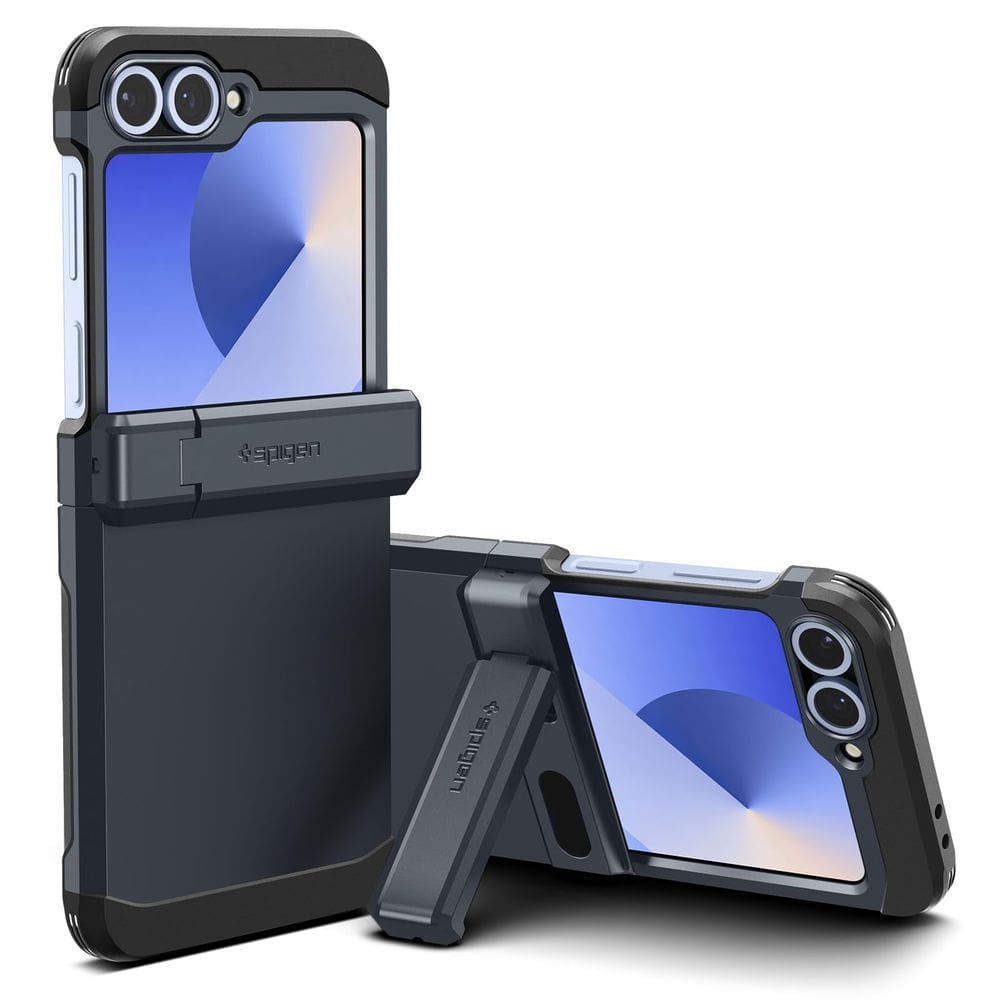 Capa Spigen Tough Armor Pro para Galaxy Z Flip 6 com suporte