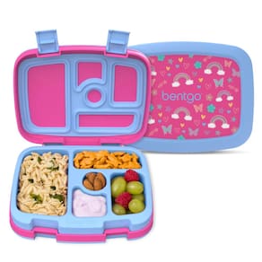 Lancheira Bentgo Kids Print de 5 compartimentos em estilo Bento