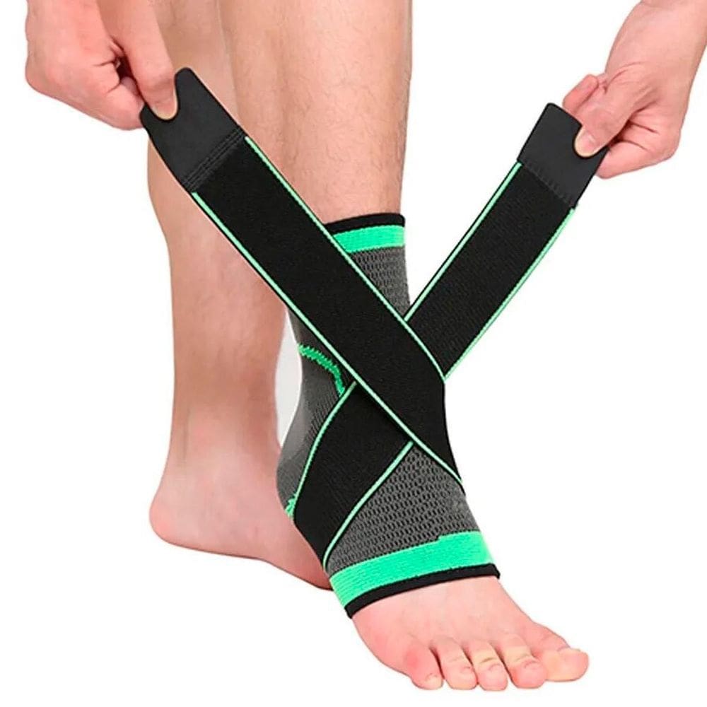 Tornozeleira Compressão Ideal Exercício Esporte E Corrida