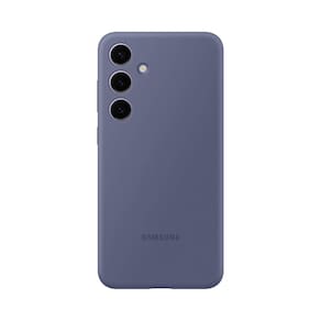Capa de telefone Samsung Galaxy S24+ Plus Silicone Violeta